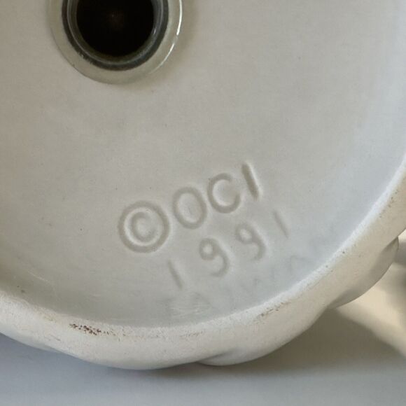 Fitz and Floyd OCI Salt & Pepper Shaker Set Santa Claus Christmas Holiday VTG - Picture 8 of 13